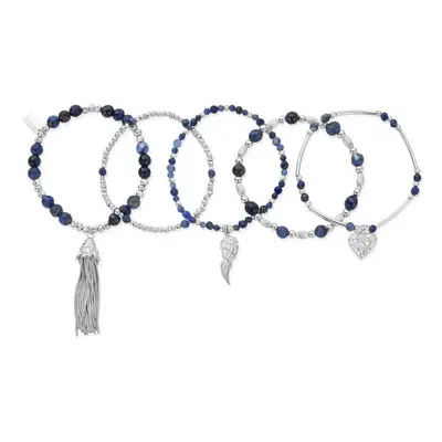 ChloBo SBSTA5M Phases of the Goddess MINDFUL Sodalite Stack Jewellery