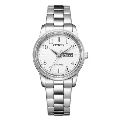 Citizen EW3261-57A Women's Eco-Drive White Dial Stainless Watch