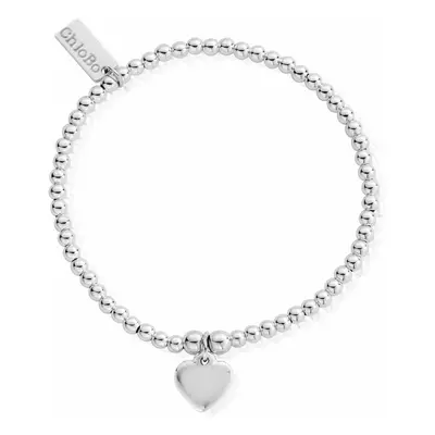 ChloBo SBCC024 Sterling Silver Cute Charm Heart Bracelet Jewellery