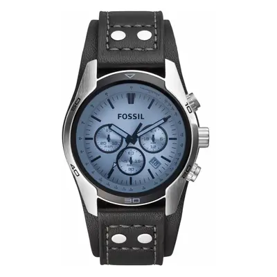 Fossil CH2564 Men's Coachman | Blue Chronograph Dial | Black Watch