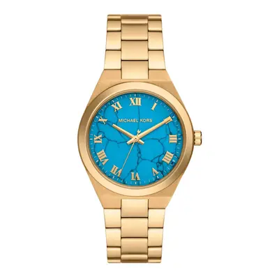 Michael Kors MK7460 Women's Lennox (37mm) Blue Dial / Gold- Watch