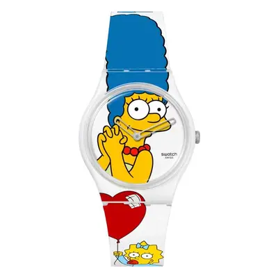 Swatch SO28Z116 x The Simpsons BEST. MOM. EVER. (34mm) Marge Watch