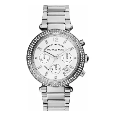 Michael Kors MK5353 Women's Parker Crystal Set Chronograph Watch