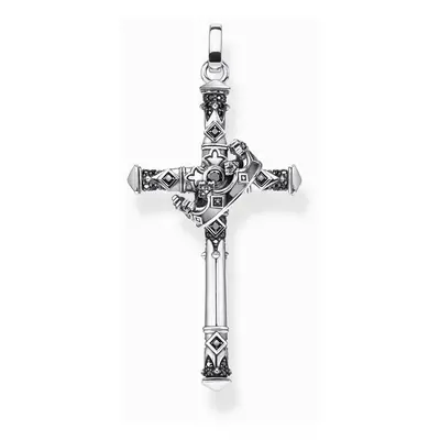 Thomas Sabo PE886-643-11 Cross and Crown Pendant Sterling Jewellery