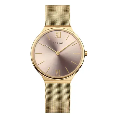 Bering Women's Ultra Slim (34mm) Rose Gold Dial / Watch