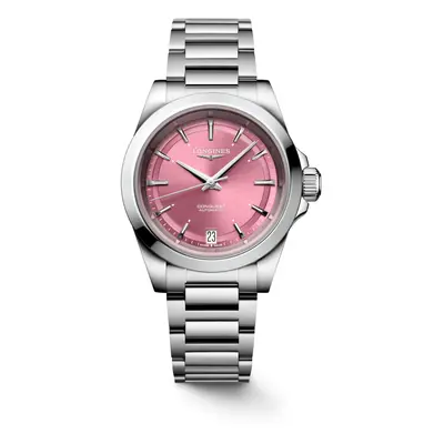 LONGINES L34304996 Conquest Automatic (34mm) Pink Sunray Watch