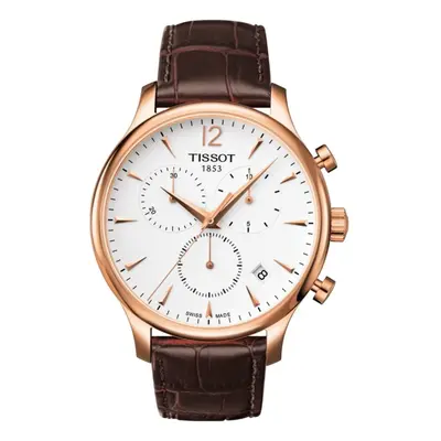 Tissot T0636173603700 Men's Tradition Chronograph Rose Gold Watch