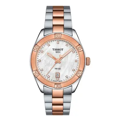 Tissot T1019102211600 Women's PR100 Sport Chic Two Tone Watch