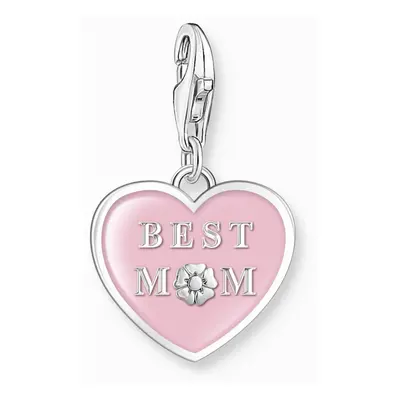 Thomas Sabo 2021-007-9 Charm Club Pink Heart With Best Mom Jewellery