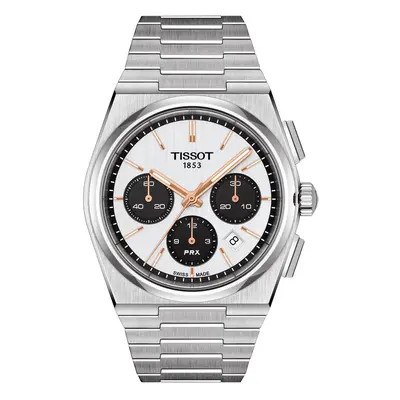 Tissot T1374271101100 PRX Auto Chrono Valjoux White Black Watch