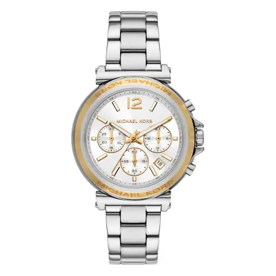 Michael Kors MK7495 Women's Maren (40mm) Silver Chronograph Watch