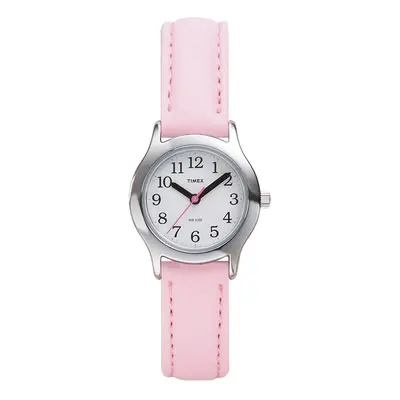 Timex T79081 Women's/Kid's Pink Leather Strap Watch