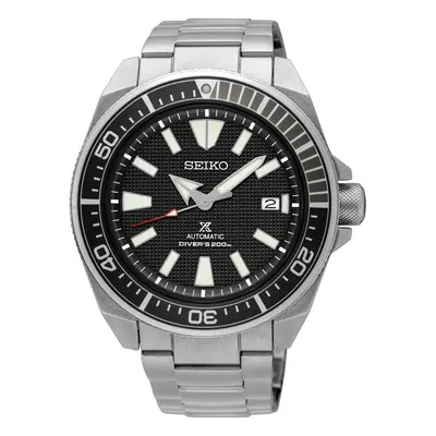 Seiko SRPF03K1 Prospex Samurai Patterned Dial Screw Down Watch