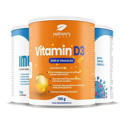 2x IMUNUP + Vitamin D3 powder | Boost Immune System | Contains Amino Acids | Vitamin D3 for Immu