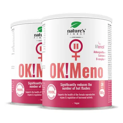 OK!Meno Set - Buy 1 Get 1 Free | Natural Menopause Aid with Ashwagandha, Bamboo Vitamins | Minimize Symptoms