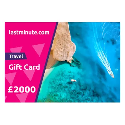 Lastminute.com £2000 Gift Card UK