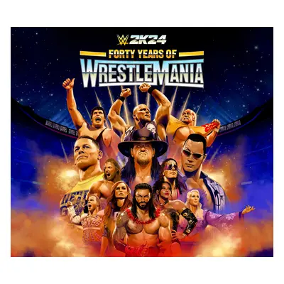 WWE 2K24 Forty Years of WrestleMania Edition PS5 Account