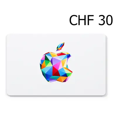 Apple 30 CHF Gift Card CH