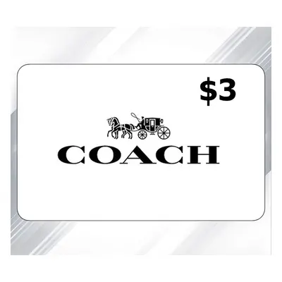 Coach $3 Gift Card US