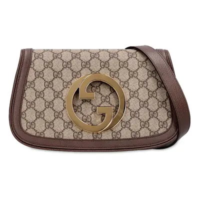 Gucci | Women Blondie Gg Supreme Shoulder Bag Beige Ebony
