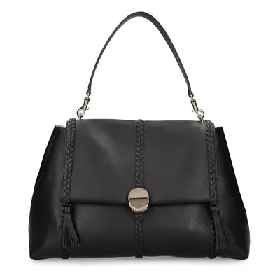 Chloé | Women Large Penelope Leather Shoulder Bag Black