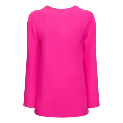 Valentino | Women Silk Cady Couture Top Pink