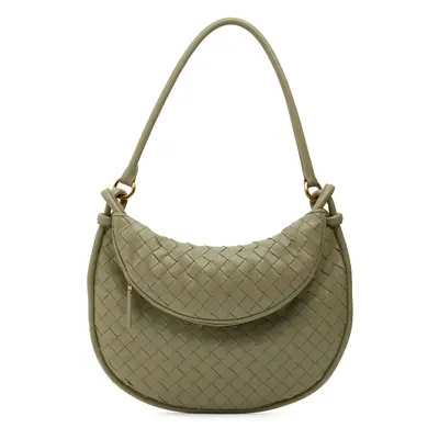 Bottega Veneta | Women Medium Gemelli Leather Shoulder Bag Travertine