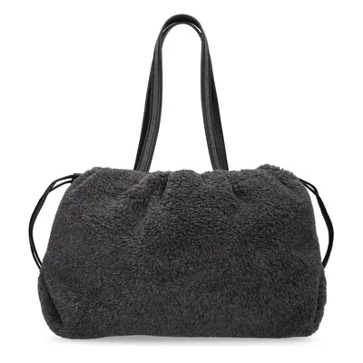 Brunello Cucinelli | Women Wool Blend Faux Fur Shoulder Bag Lead