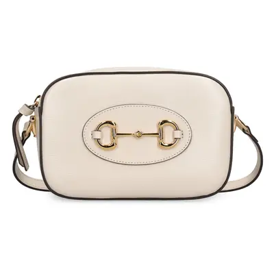 Gucci | Women Small Horsebit Leather Shoulder Bag Mystic White