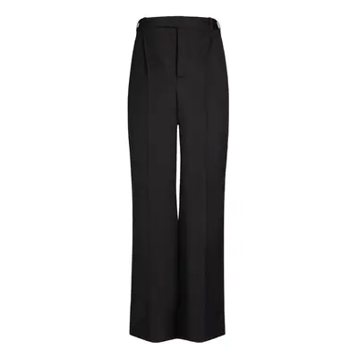 Saint Laurent | Men Wool Flared Pants Black
