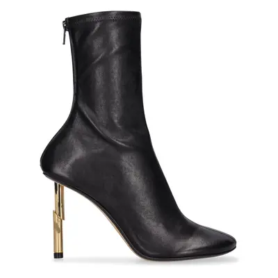 Lanvin | Women 95mm Sequence Stretch Leather Boots Black