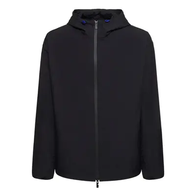 Burberry | Men Nylon Waterproof Hooded Jacket Black