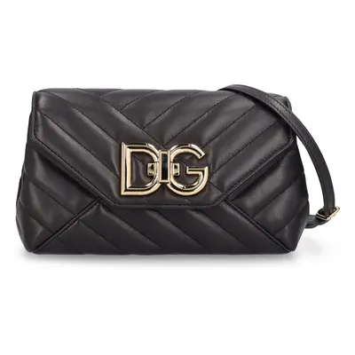 Dolce & Gabbana | Women Small Quilted Leather Shoulder Bag Black