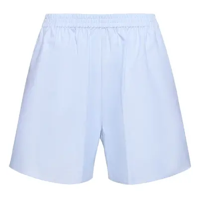The Row | Women Gunther Cotton Poplin Bermuda Shorts Light Blue