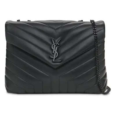 Saint Laurent | Women Medium Loulou Y-quilted Leather Bag Black