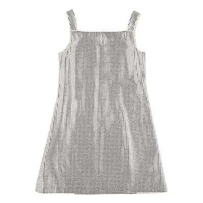 Dolce & Gabbana | Kids-girls Sequined Cotton Party Dress Silver 10a