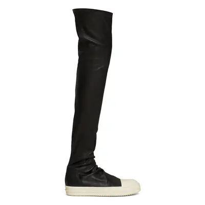 Rick Owens | Women 20mm Classic Bumper Leather Boots Black/white