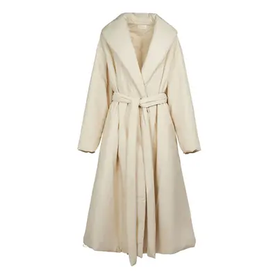 The Row | Women Francine Long Belted Down Jacket Ivory