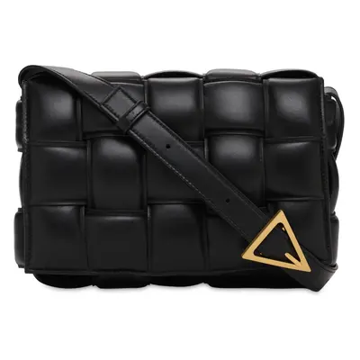 Bottega Veneta | Women Padded Cassette Leather Crossbody Bag Black