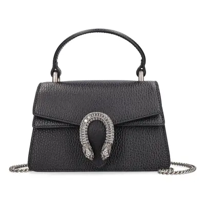Gucci | Women Super Mini Leather Shoulder Bag Black