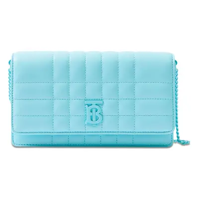 Burberry | Women Lola Quilted Leather Clutch Cool Sky Blue