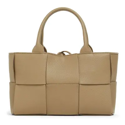 Bottega Veneta | Women Mini Arco Leather Tote Bag Taupe