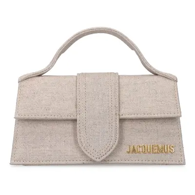 Jacquemus | Women Le Bambino Cotton & Linen Top Handle Bag Light Greige