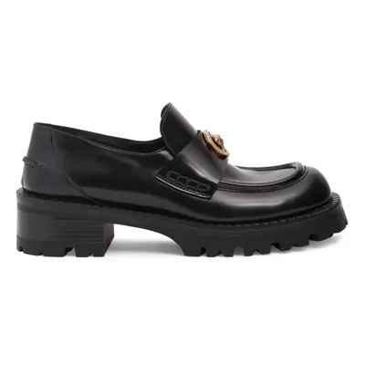 Versace | Women 35mm Leather Loafers Black