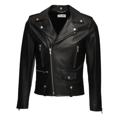 Saint Laurent | Men Classic Leather Biker Jacket Black