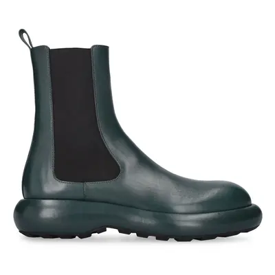 Jil Sander | Women 40mm Leather Ankle Boots Petrol