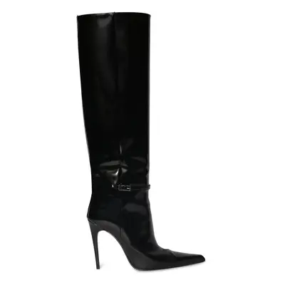 Saint Laurent | Women 110mm Vendome Leather Buckle Boots Black