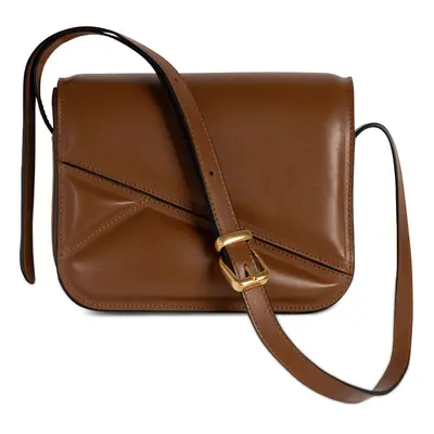 Wandler | Women Medium Oscar Trunk Leather Shoulder Bag Saddle