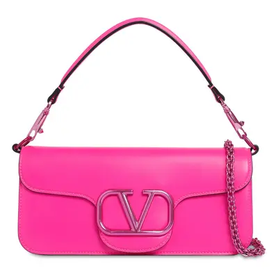 Valentino Garavani | Women V Logo Leather Shoulder Bag Uwt Pink Pp