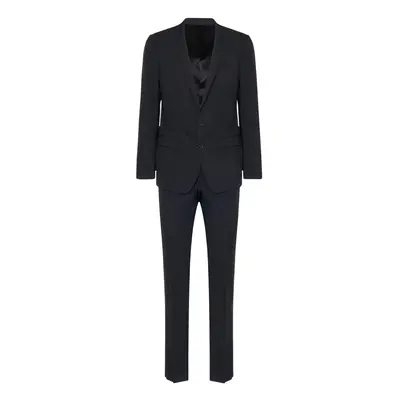 Dolce & Gabbana | Men Two-piece Stretch Wool Suit Black
